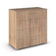 Rauch Evelyn 4 Drawer Chest - Sonoma Oak