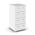 Rauch Evelyn 4 Drawer Narrow Chest - Alpine White