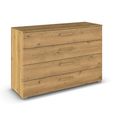 Rauch Evelyn 4 Drawer Wide Chest - Wild Oak