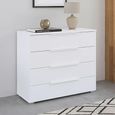 Rauch Monostar 4 Drawer Wide Chest - Alpine White