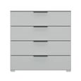 Skat Meridian Chest - 4 Drawer - Silk Grey