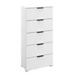 Rauch Skat Meridian 5 Drawer Tall Chest - Alpine White