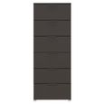 Skat Meridian Chest - 6 Drawer - Tall - Graphite