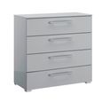 Rauch Skat Pure 4 Drawer Chest - Silk Grey