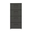 Rauch Skat Pure 4 Drawer Narrow Chest - Graphite