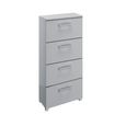 Rauch Skat Pure 4 Drawer Narrow Chest - Silk Grey