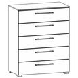 Rauch Skat Pure 5 Drawer Chest - Graphite