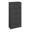 Rauch Skat Pure 5 Drawer Tall Chest - Graphite