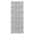 Rauch Skat Pure 6 Drawer Tall Chest - Silk Grey