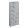 Rauch Skat Pure 6 Drawer Tall Chest - Silk Grey
