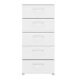 Rauch Skat Shine 5 Drawer Tall Chest - Alpine White