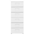 Rauch Skat Shine 6 Drawer Tall Chest - Alpine White