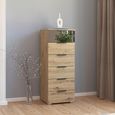 Rauch Skyla 6 Drawer Tall Chest - Artisan Oak