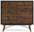 Ry Black 6 Drawer Chest