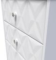 San Jose White 4 Drawer Deep Midi Chest
