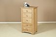 Shaker Oak 5 Drawer Chest