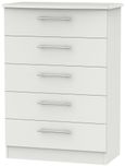 Sherwood Grey 5 Drawer Chest