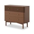 Soho Chest - 3 Drawer - Slatted - Dark Oak