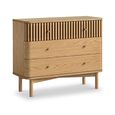 Soho Chest - 3 Drawer - Slatted - Oak