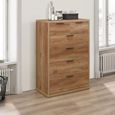 Stockwell Chest - 4+2 Drawer - Rustic Oak