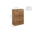 Stockwell Chest - 4+2 Drawer - Rustic Oak