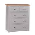 Diamond Painted Chest of Drawers - 3+2 Drawer