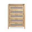 Sydney Chest of Drawers - 5 Drawer - Midi - Faux Rattan