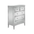 Valencia Chest - 3+2 Drawer - Mirrored