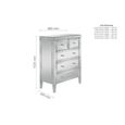 Valencia Chest - 3+2 Drawer - Mirrored