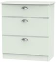 Victoria Grey 3 Drawer Deep Chest