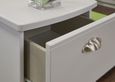 Victoria Grey 4 Drawer Narrow Chest