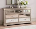 Jessica 3+4 Drawer Dressing Chest - Champagne Mirrored