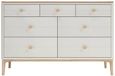 Marlow Wide Chest - 7 Drawer - Cashmere Oak