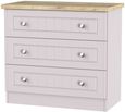 Vienna Cashmere 3 Drawer Small Chest