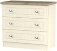Vienna Cream 3 Drawer Small Chest
