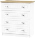 Vienna Porcelain 4 Drawer Chest