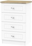 Vienna Porcelain 4 Drawer Midi Chest