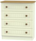 Warwick Cream and Oak 4 Drawer Chest