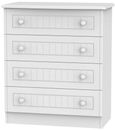 Warwick White 4 Drawer Chest