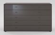 Tokio Chest - 5 Drawer - Havana - Chrome Handle