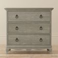 Camille Chest - 3 Drawer - Grey Oak