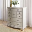 Etienne Chest - 8 Drawer - Grey