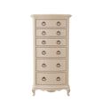 Ivory Tall Chest - 6 Drawer