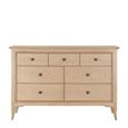 Toulon Wide Chest - 3+4 Drawer - Oak
