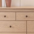 Toulon Wide Chest - 3+4 Drawer - Oak