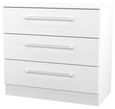 Worcester White 3 Drawer Small Chest