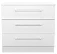 Worcester White 3 Drawer Small Chest