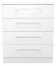 Worcester White 4 Drawer Chest