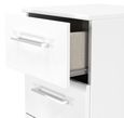 Worcester White 5 Drawer Narrow Chest