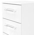 Worcester White 5 Drawer Narrow Chest